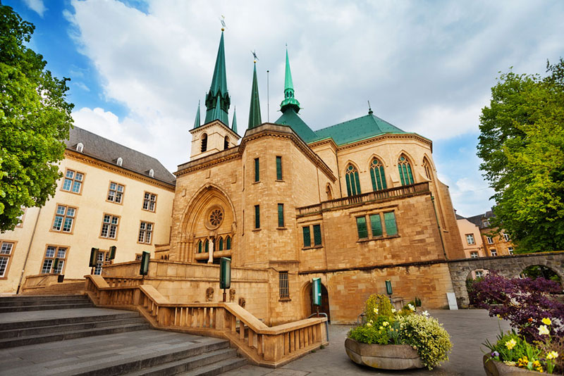 Кафедральный собор Нотр Дам. Город Люксембург