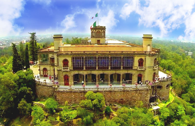 Замок Чапультепек. Город Мехико