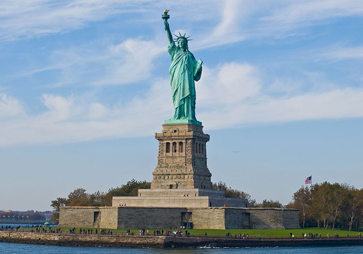 Статуя Свободы. Город Нью-Йорк