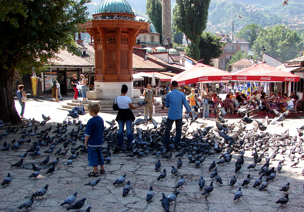 Площадь «Себиль». Город Сараево