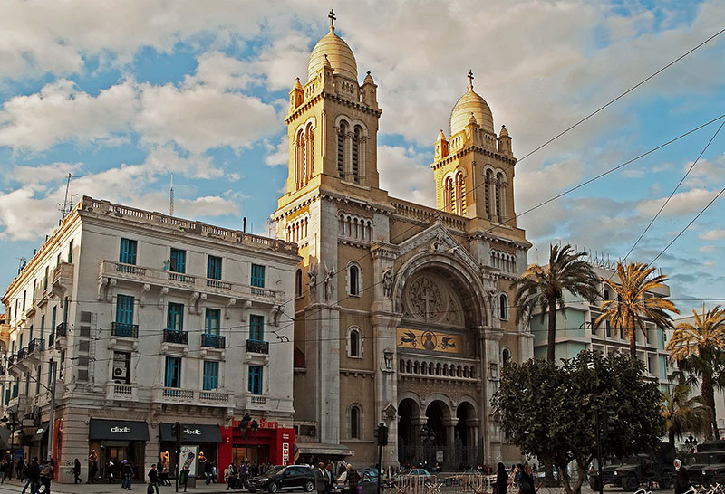 Кафедральный собор Сент-Винсента де Поль. Город Тунис